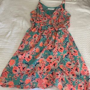 Lush floral print dress